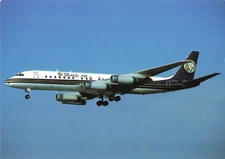 Postcard Airline MGM GRAND AIR DC8-62 N802MG Limited Edition CC7.