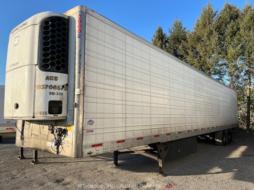 2020 Utility VS2RA 53' T/A Refrigerated Reefer Thermo King Cargo Trailer bidadoo