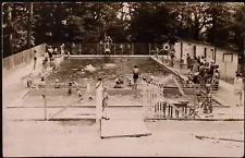 1946 West Milton PA Swimming Pool Central Oak Heights RPPC Postcard