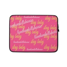 13INCH LAPTOPSLEEVE SLAY SLOGAN URBAN CUTE WOMENS LADIES LONDON VIP LISTING