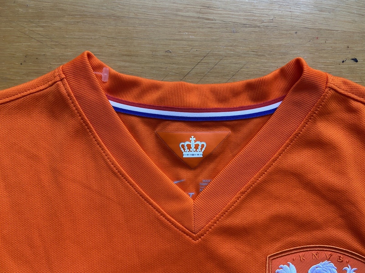 NETHERLANDS 2014 2015 HOME FOOTBALL SHIRT SOCCER JERSEY NIKE