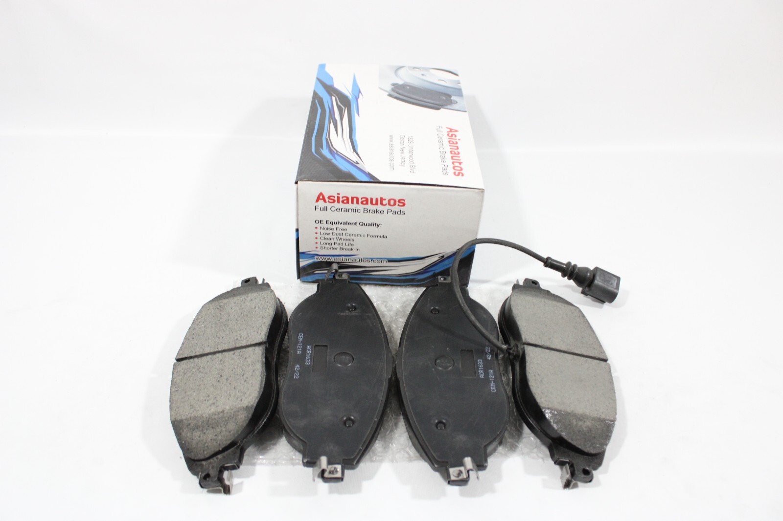 Asianautos Full Ceramic Front Brake Pads for Volkswagen Tiguan 2018