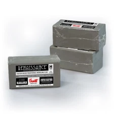 Chavant Renaissance Plastalina Modeling Clay-Grey Green (40lb) Firm