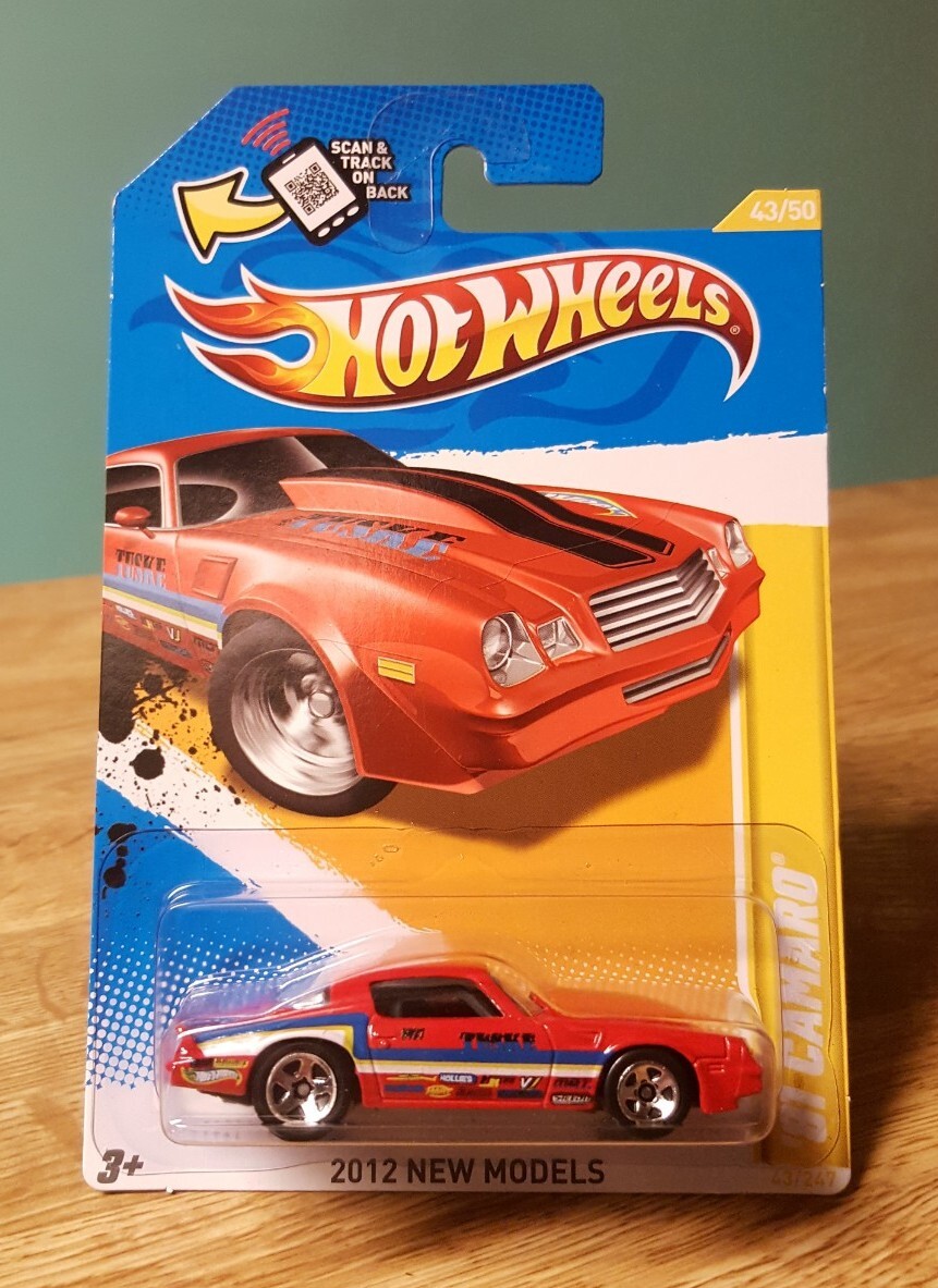 ミニカー Hot Wheels Chaparral Camaro Racing 2012 Hot Wheels '81 Camaro Red 1:64 Scale New HW New Models 2012 | eBay