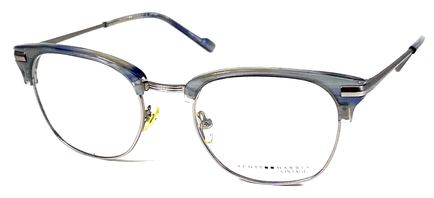 SCOTT HARRIS VINTAGE NOS V49 Grey Silver 50-20-140 Eyeglasses Frame