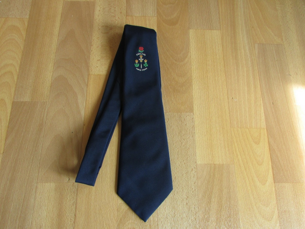England Triple Crown 1980 Rugby Union Tie by Dave Mackay | eBay UK