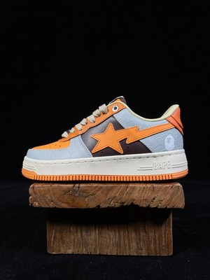 bape sneakers orange