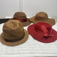 VTG Hats 4 In Total  2 100percent Wool