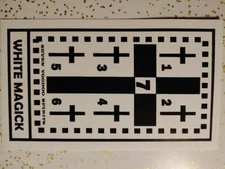 7 VOODOO SPIRITS "WHITE MAGICK" PRAYER CARD