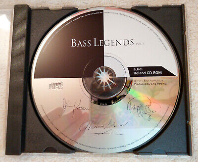 Bass Legends Vol.1 Roland BLR-01 Samples CD-ROM Library