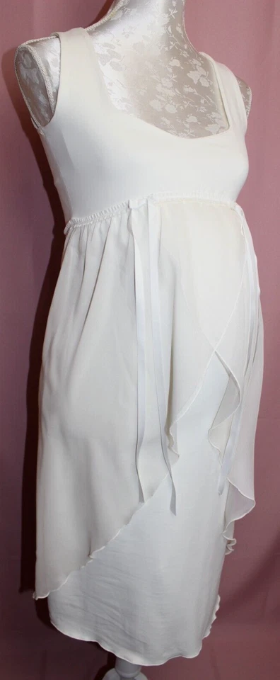 Umstandsmode Brautmode "MIA NANA" Kleid "ANNABELL" Cremeweiß Gr.34 NP 289€ - Bild 2 von 4