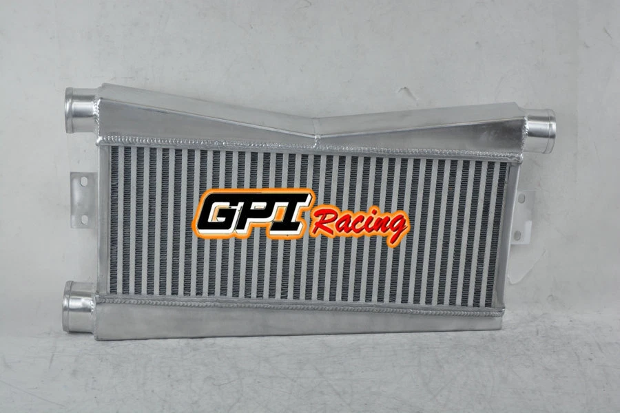 Intercooler Universal Twin Turbo 24"x9"x3.5" barra y placa personalizada (2 in/1 out) SL Foto 3 de 4