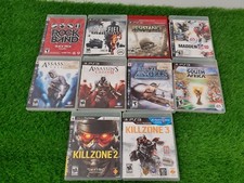 PS3 Game Bundle-killzone-Assassins Creeds-madden-resistance-rockband-battlefield