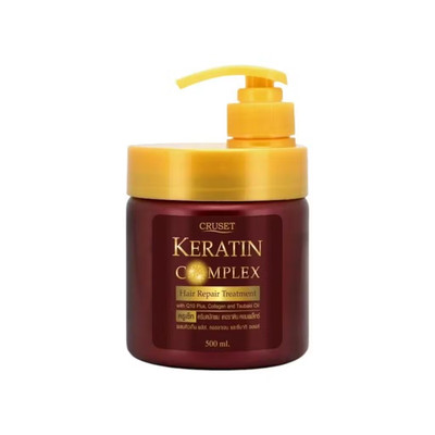 CRUSET Keratin Complex Hair Repair Treatment Concentrated Smooth Shine Instantly