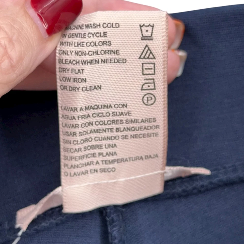 Leggings Philosophy Azul Marino Para Mujer Talla Pequeña Elásticos Informales Atletismo Foto 4 de 4