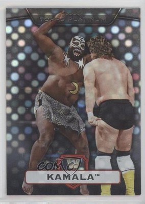 2010 Topps Platinum WWE X-Fractor Kamala #122 0q3