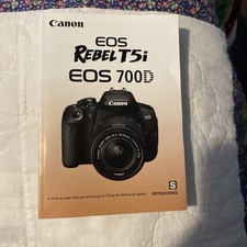 Canon EOS Rebel T3i 600D Camera Instruction Manual NEW Spanish
