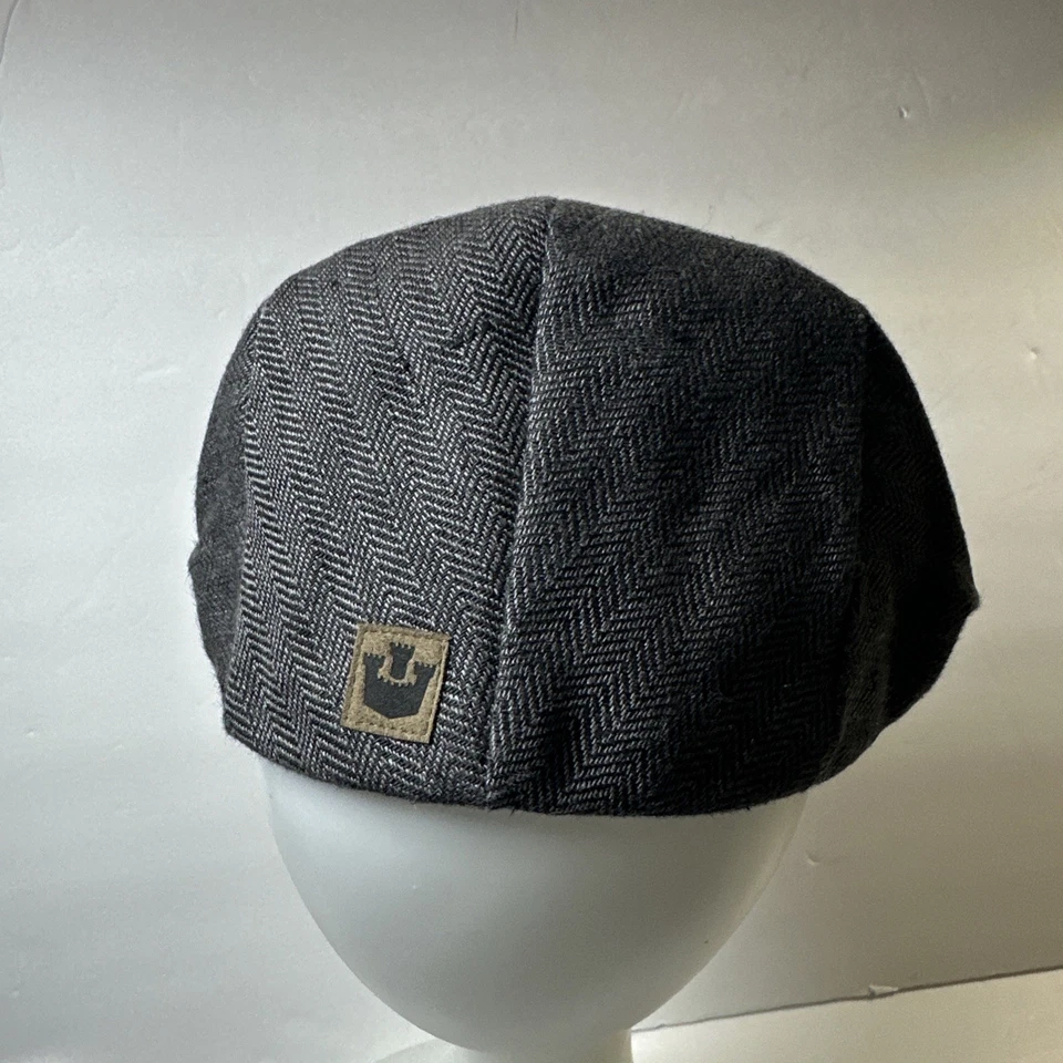 NUEVO CON ETIQUETAS Goorin Bros Periódico Niño Sombrero Plano Hombres Carbón Pequeño Foto 3 de 4