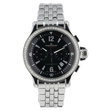 Jaeger LeCoultre Black Dial Stainless Steel 37mm Quartz Movement Unisex 148.8.31