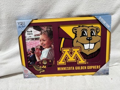MINNESOTA GOLDEN GOPHERS 3D PICTURE FRAME NEW