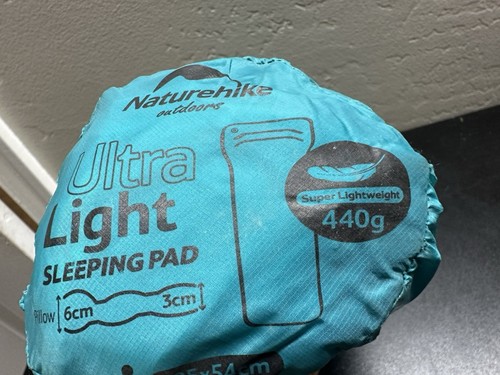 Naturehike Ultra light Sleeping Camping Air Pads with Only 440 g ,green - Picture 2 of 10