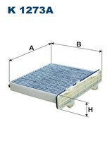 Filtron K1273A Innenraumfilter Aktivkohle FüR Pajero Classic I Ii Iii Iv Pinin
