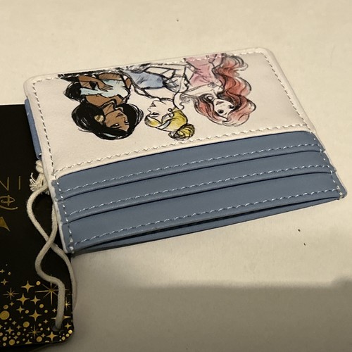 Loungefly Disney Princess Cardholder Princesses Watercolor Portrait Card Wallet - Picture 5 of 5