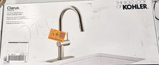 KOHLER Clarus Single Handle Pull Down Sprayer Kitchen Faucet - Vibrant Stainless