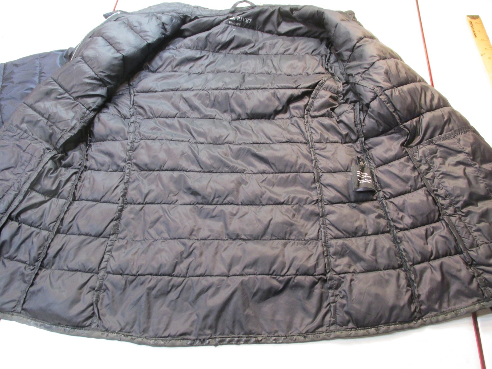 BLACK RIVET Packable Light Puffer Jacket Women Me… - image 5