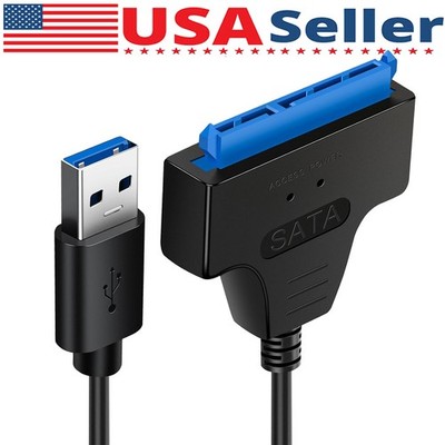 USB 2.0 to 2.5'' SATA III Hard Drive Adapter Cable/UASP to USB2.0 Converter