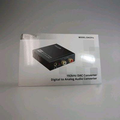 PROZOR 192KHz Digital to Analog Audio Converter DAC Digital SPDIF Optical