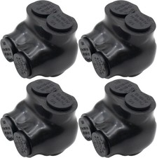 4Pcs Insulated Multi Cable Connectors 2 Ports Single Entry Splice 1/0-14AWG