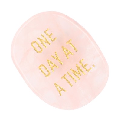 Worry Stone One Day At A Time Inspirational Enhance Confidence Give Power T UB