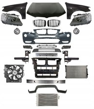 Satz Motorhaube Frontmaske Stoßstange für BMW X3 F25 2010-2014