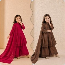 Readymade kids girls gwon party wear eid indian girls designer dress