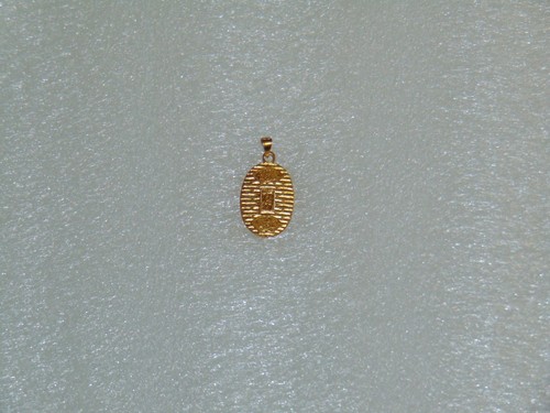 Vintage Solid 18K Gold Japanese Pendant 5.1 Grams - Picture 6 of 14