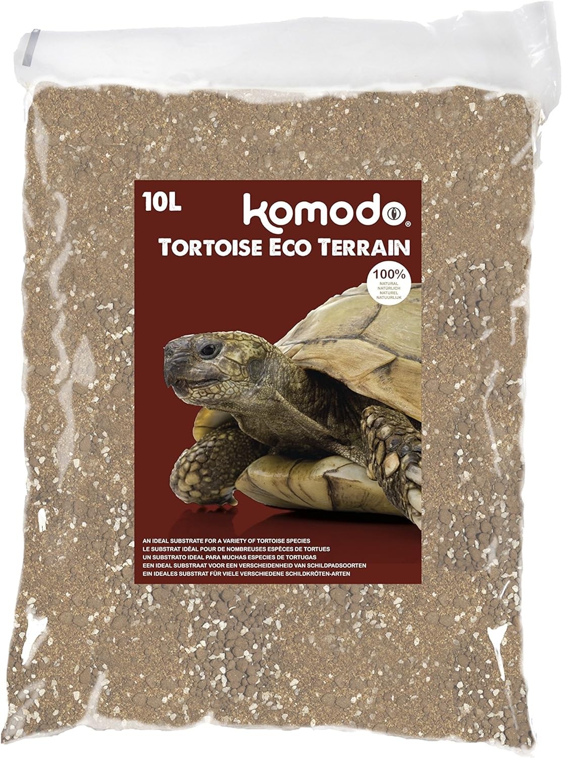 Komodo Tortoise Eco Terrain 10L Reptile Sand Soil Mix Russian Mediterranean Bed