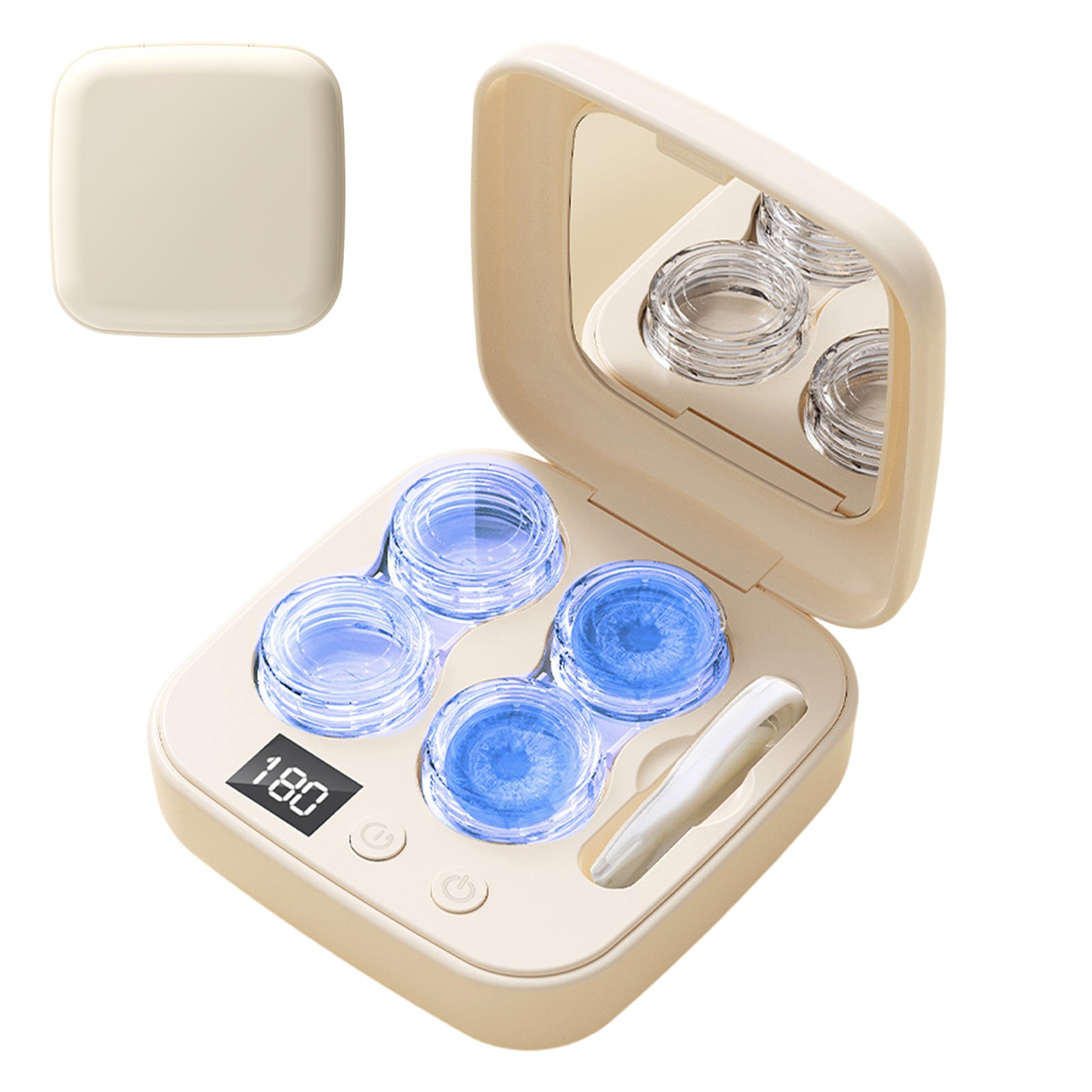 Ultrasonic Contact Lens Cleaner Machine Portable Cleaner wit