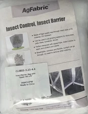 Plant Cover/Insect Barrier Bag With Zipper - 84"X72".