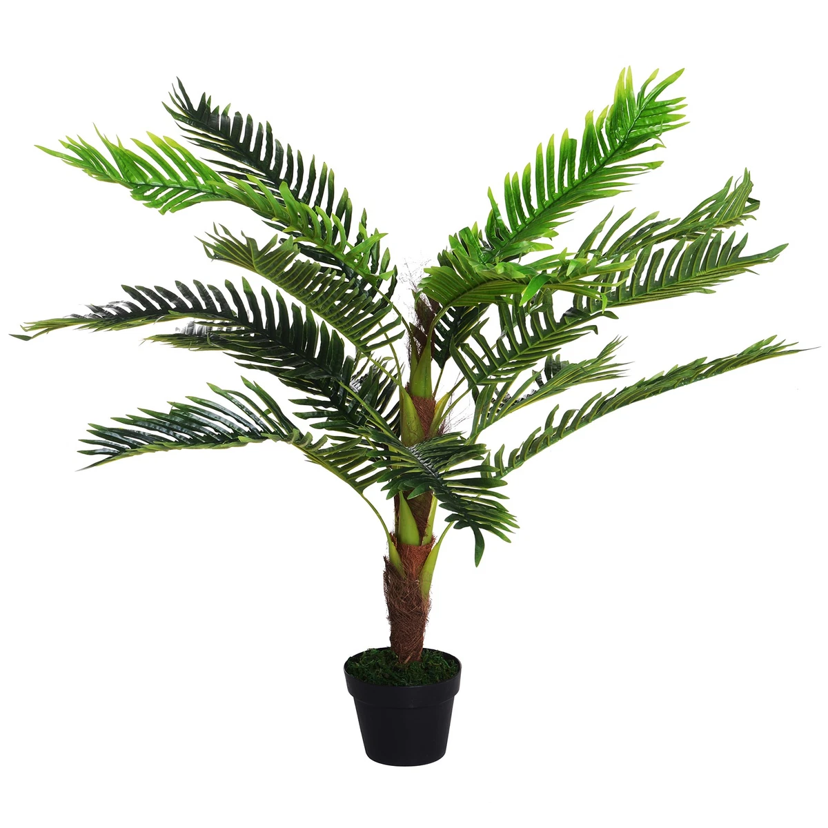 Palma Artificiale Grande 180 Cm KP102 Arnusa: Pianta Decorativa In Vaso, Real Touch, Per Interni - 6
