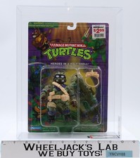 Delta Team Don WHITE VAR. AFA GRADED 80  80 80 85 TMNT 1999 Playmates Figure NEW