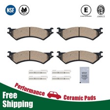 Rear Ceramic Brake Pads Set for Ford E-250 E-...