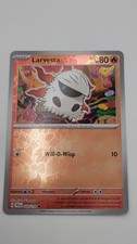 Pokemon - Larvesta - 028/159 Common SV09: Journey Together NM
