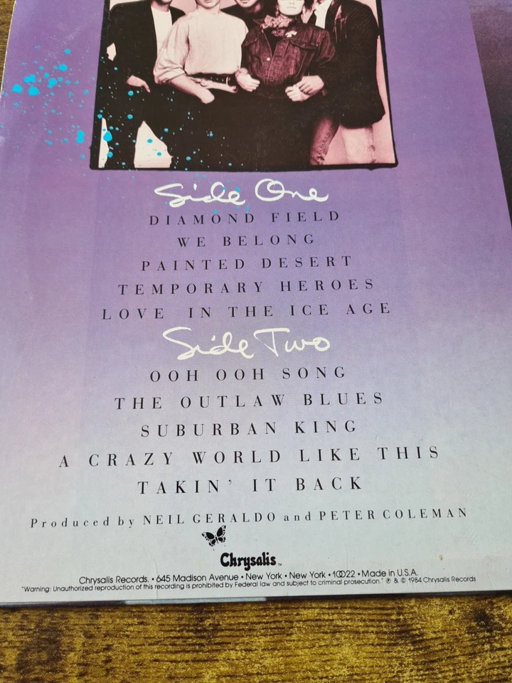 Pat Benatar - Tropico - Chrysalis - FV41471 - Carrolton Press - USA - 1984 - VG+ - Image 3 of 4