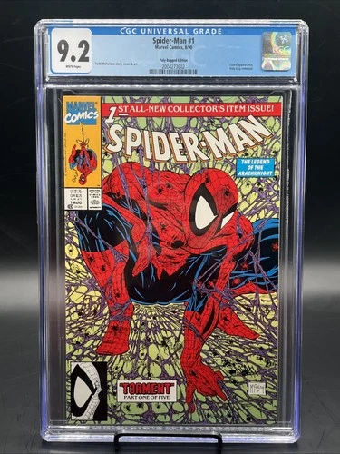Spider-Man #1 (Marvel Comics Aug 1990)CGC Graded 9.2 White pages Todd McFarlane!