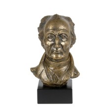 Johann Wolfgang von Goethe - Büste auf Marmor, Statuette einer berühmten Person