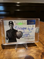 2026 Panini Signature Series Rookie Endorsements VJ Edgecombe /25 #RE-JV OC WRTN
