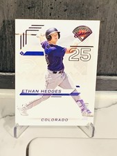 Ethan Hedges Pink Foil Prospects Edition Panini 2025 Rockies