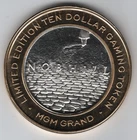 MGM GRAND LAS VEGAS NEVADA .999 FINE SILVER LIMITED TEN DOLLAR GAMING TOKEN