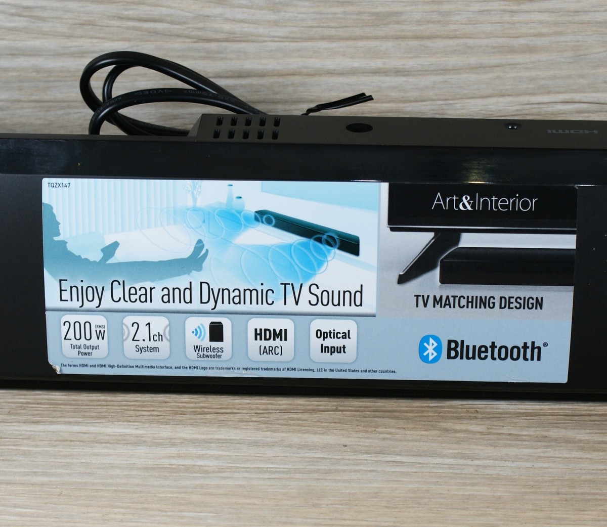 【美品】Panasonic SU-HTB488 サウンドバー ホームシアター Panasonic Su-htb488 Bluetooth Soundbar With Subwoofer - Black for